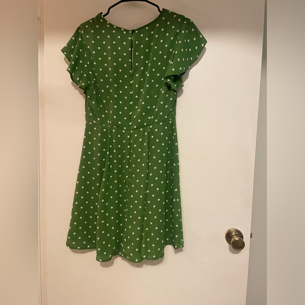 Banana Republic - Green Polka Dot Dress - Size 4